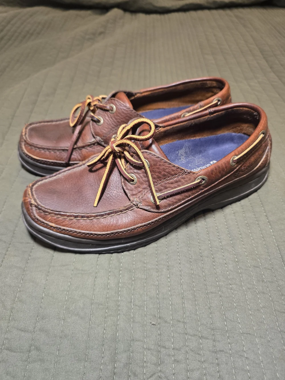Columbia Men’s Brown Leather Boat Shoes